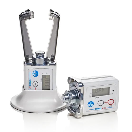 Palliative care infusion pump therapy Crono SC with stand