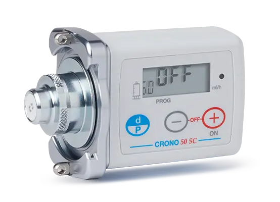 Crono 50 SC. Infusion pump for palliative care therapy