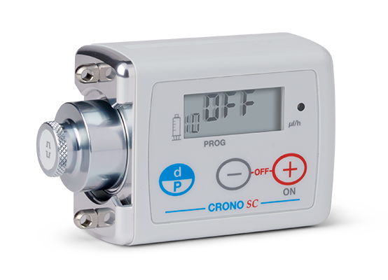 Crono SC. Infusion pump for palliative treatment, pump therapy and asthma